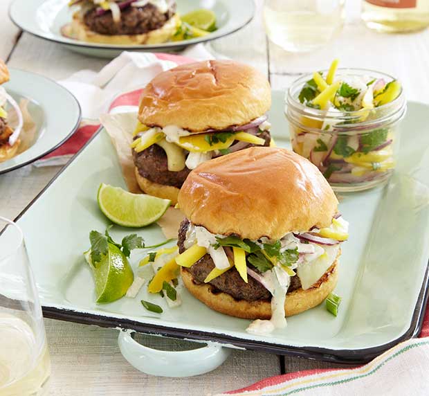 Take Me to the Islands Jamaican Jerk and Rum Burgers