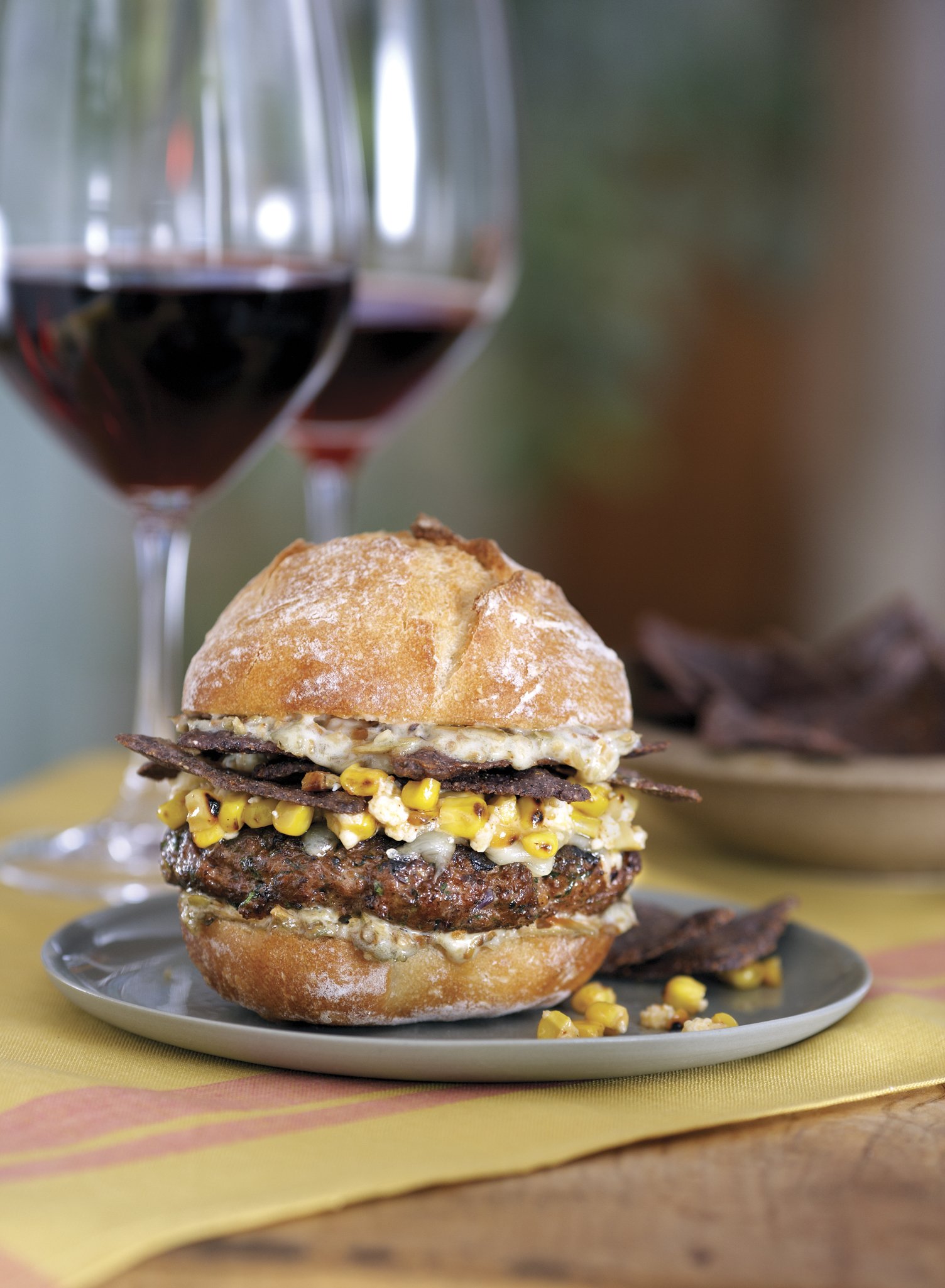 Midwestern Blue Cheese Burger