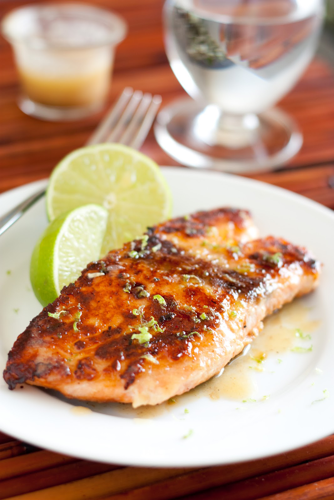 Pan-Roasted Salmon with Maple Glaze