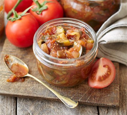 Spiced Courgette and Tomato Chutney