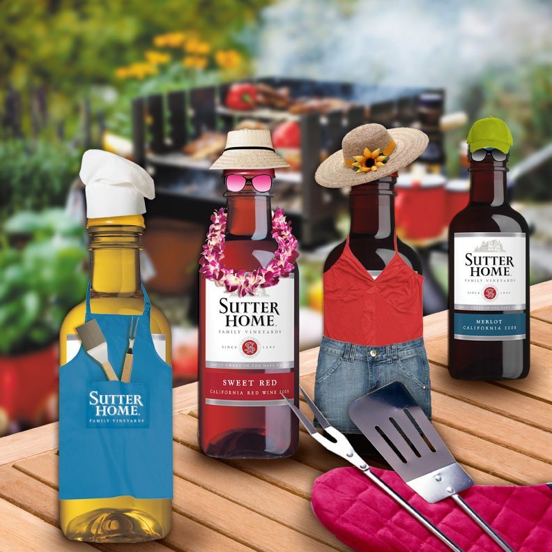 Sutter Home Mini Wine Bottles, Mini Bottles of Wine, Small Wine Sizes