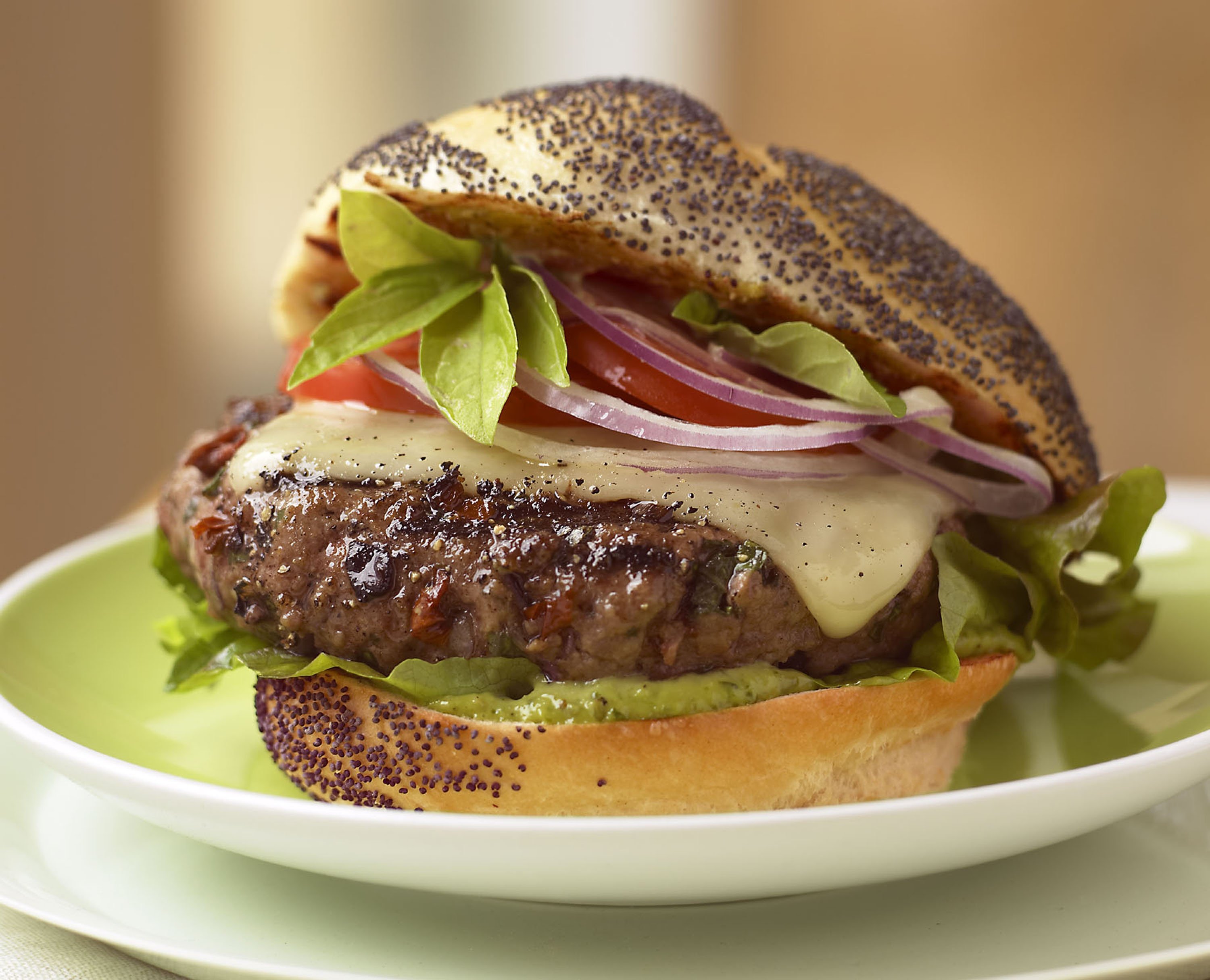 Napa Valley Basil-Smoked Burgers