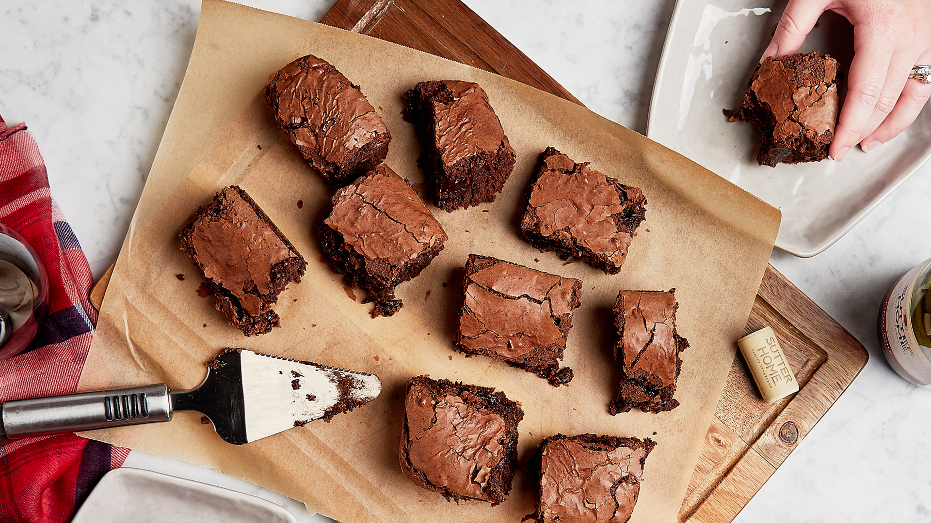 These Red Wine Brownies Are a Must for Your Next Girls’ Night In