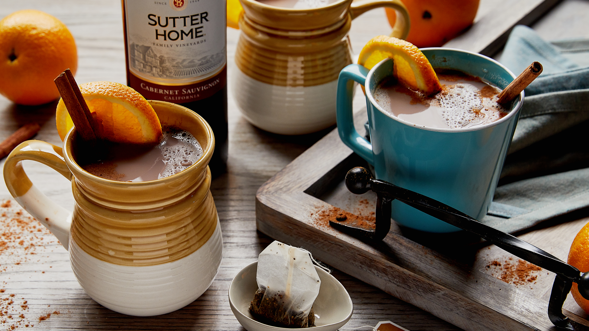 Warm Your Spirit with Our Sutter Home Cabernet Chai Citrus Hot Toddy