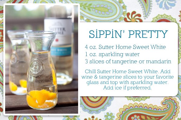 Sutter Home Wine Cocktail: Sippin' Pretty