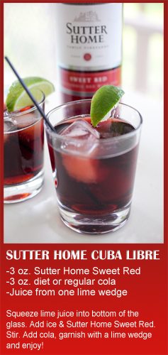 Sutter Home Wine Cocktail: Cuba Libre (and cocktail making tips!)