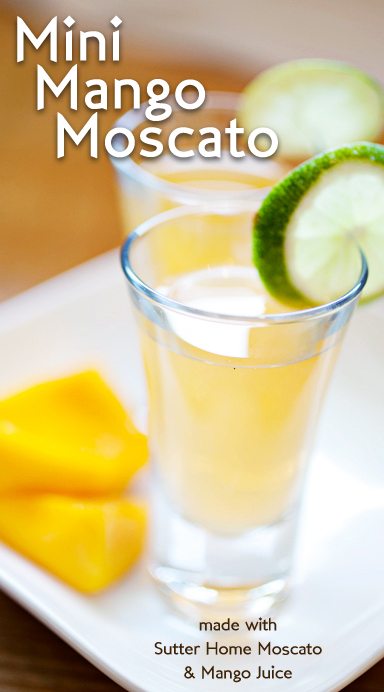 Sutter Home Wine Cocktail: Mini Mango Moscato