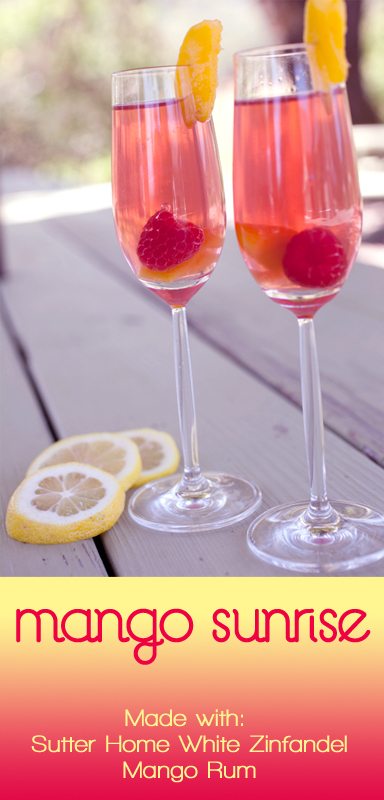 Sutter Home Wine Cocktail: Mango Sunrise