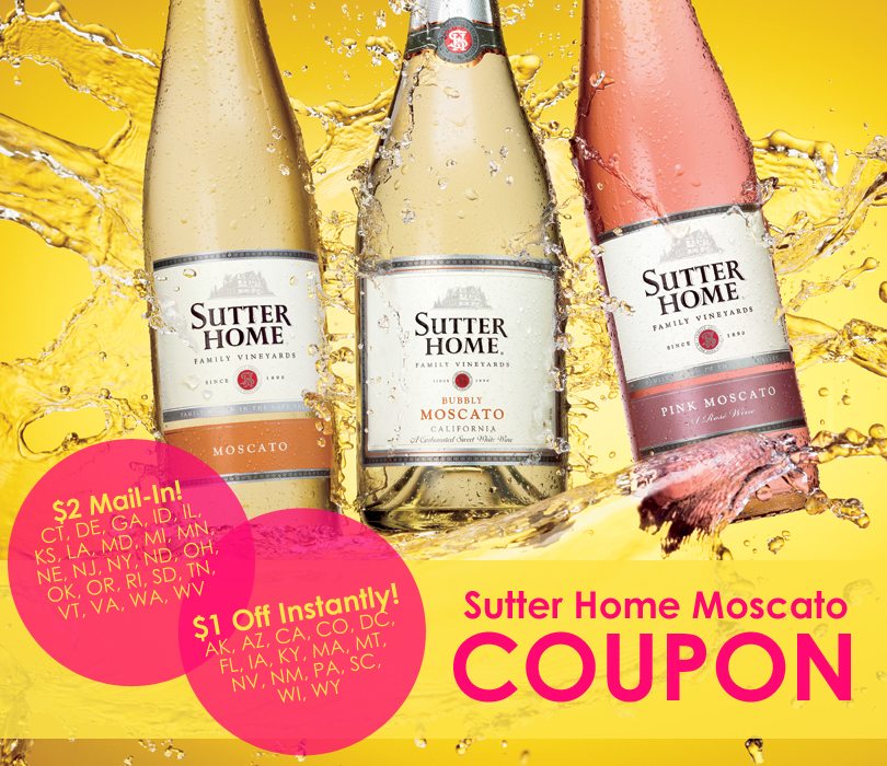Sutter Home Moscato Coupon