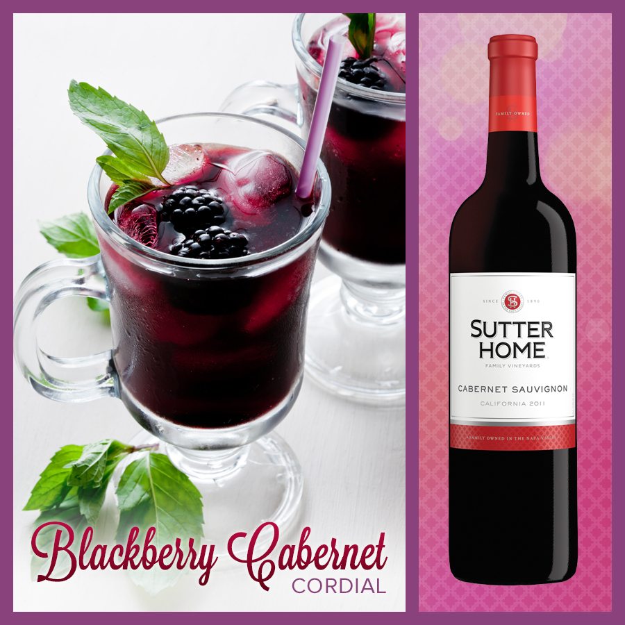 Sutter Home Wine Cocktail – Blackberry Cabernet Cordial