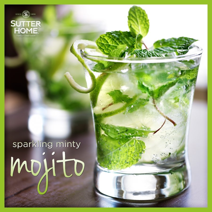 Sutter Home Wine Cocktail – Sparkling Minty Mojito