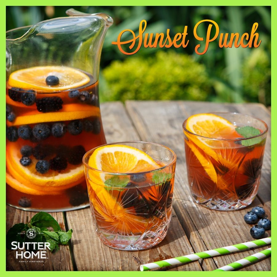 Wine Cocktail: Sunset Punch