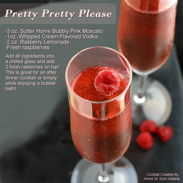 Sutter Home Wine Cocktail: Pretty Pretty Please