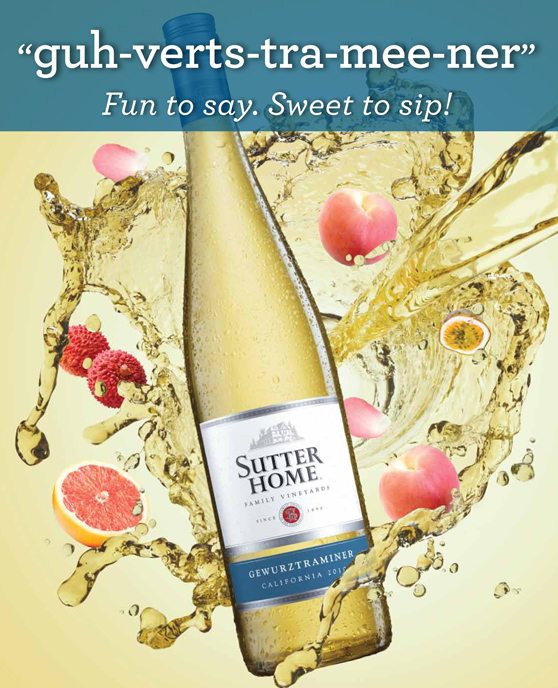 Sutter Home Wine & Food Pairing Series: Gewurztraminer