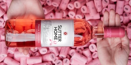 Look for our limited-edition pink ribbon White Zinfandel bottles to help support Sutter Home for Hope