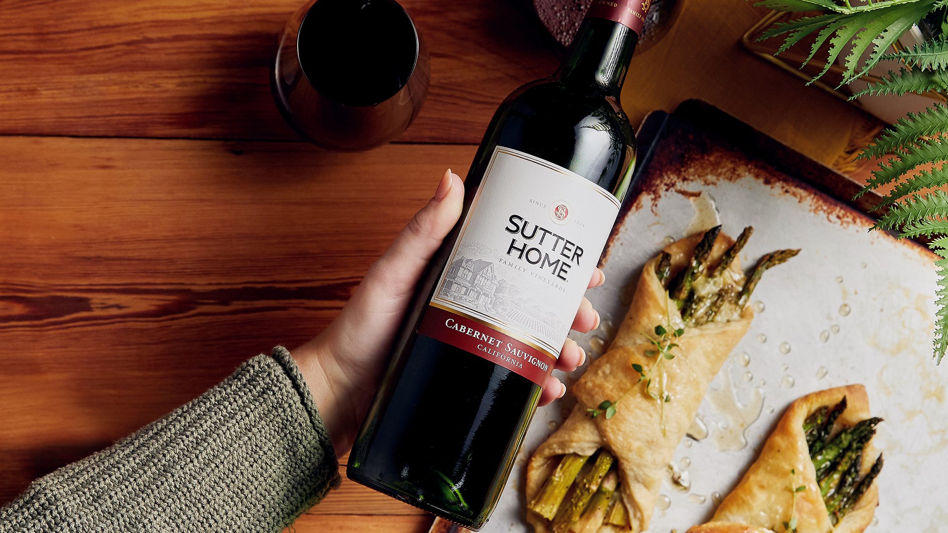 Sutter Home Cabernet and Asparagus Roulade — Take Me Home