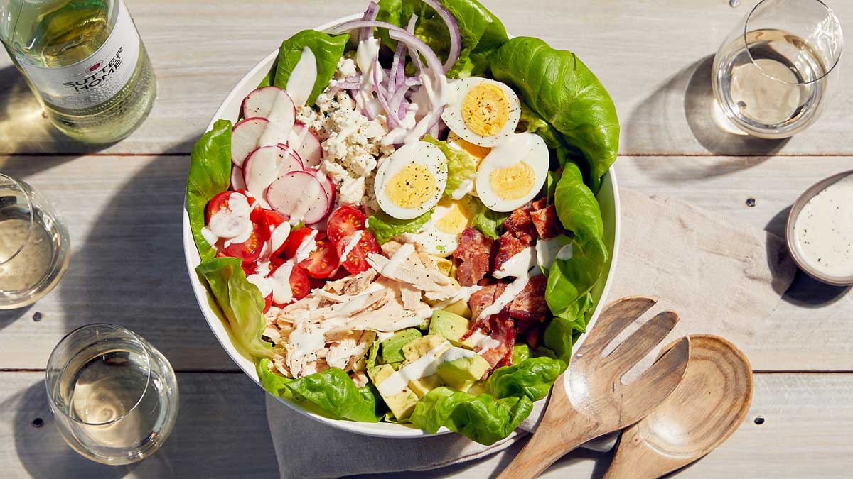 Sutter Home Sauvignon Blanc and Cobb Salad — Deliciously Easy​