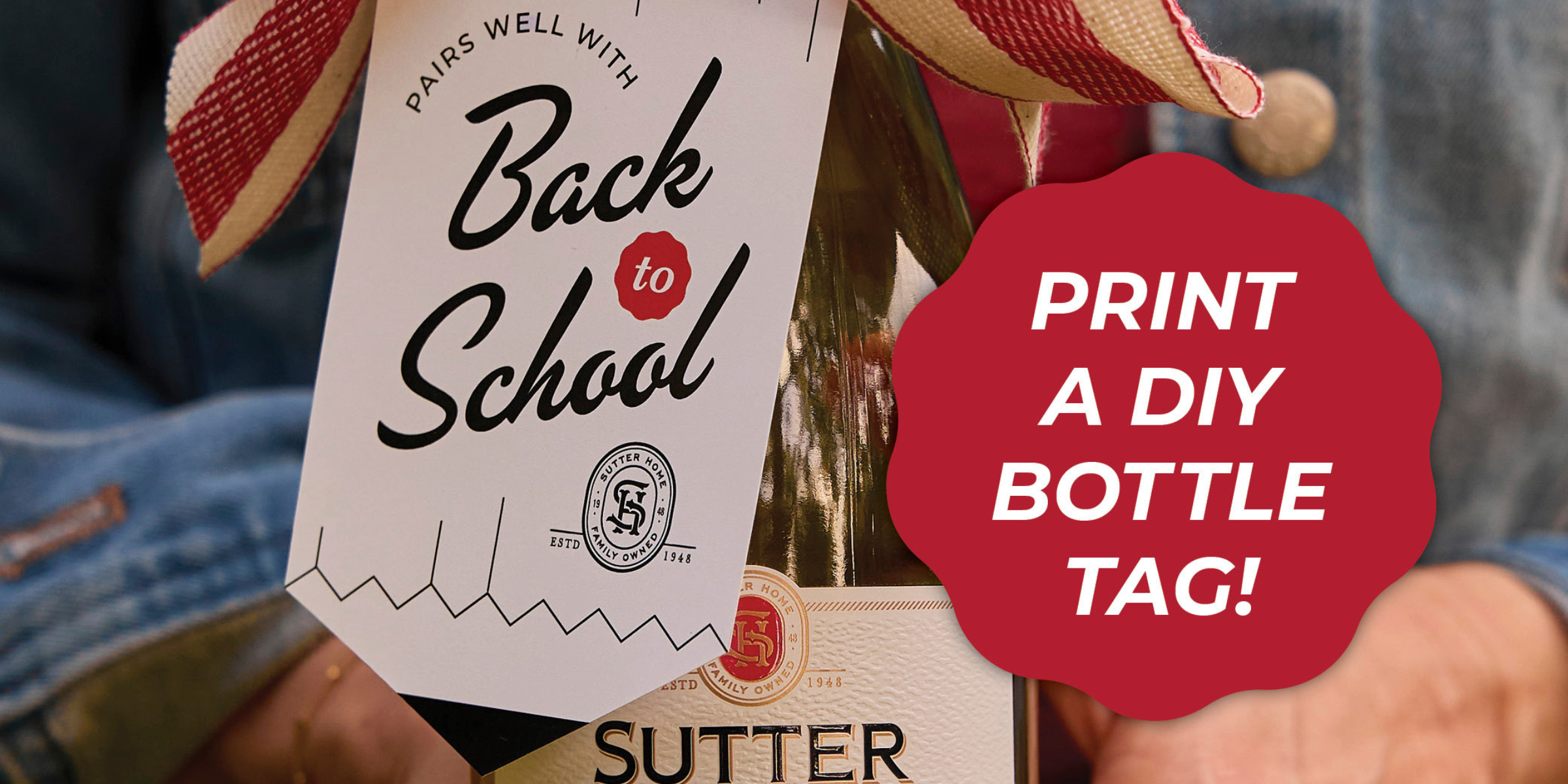 Easy DIY Back-to-School Teacher Gift: Printable Wine Bottle Tag