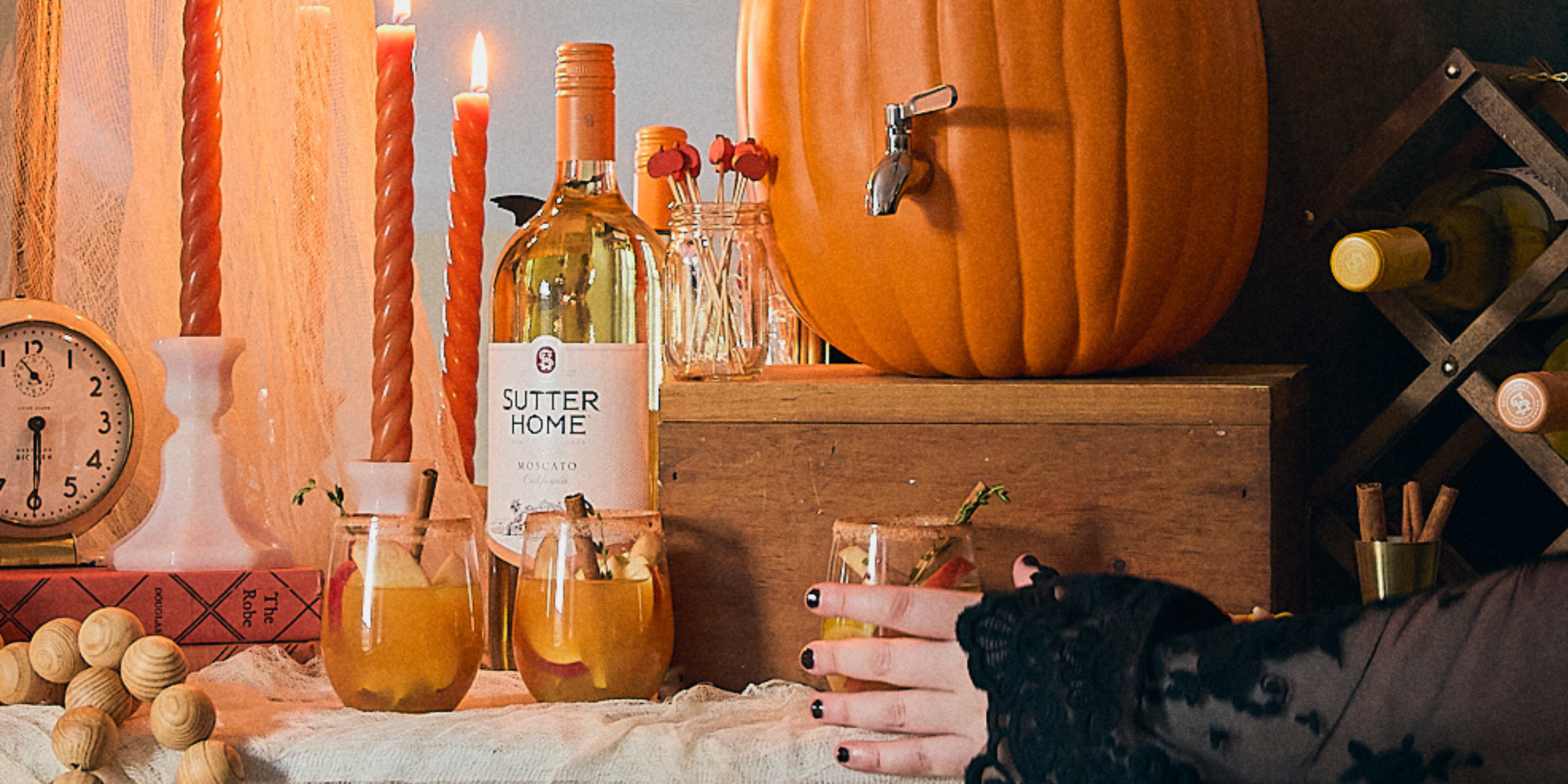 Easy Pumpkin Drink Dispenser DIY for Halloween