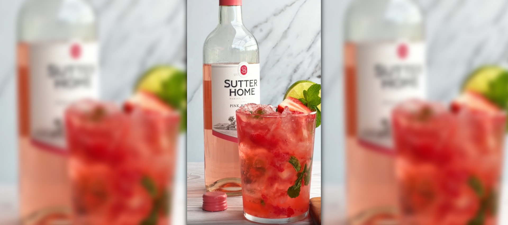 Introducing The Sutter Home Strawberry Basil Agua Fresca