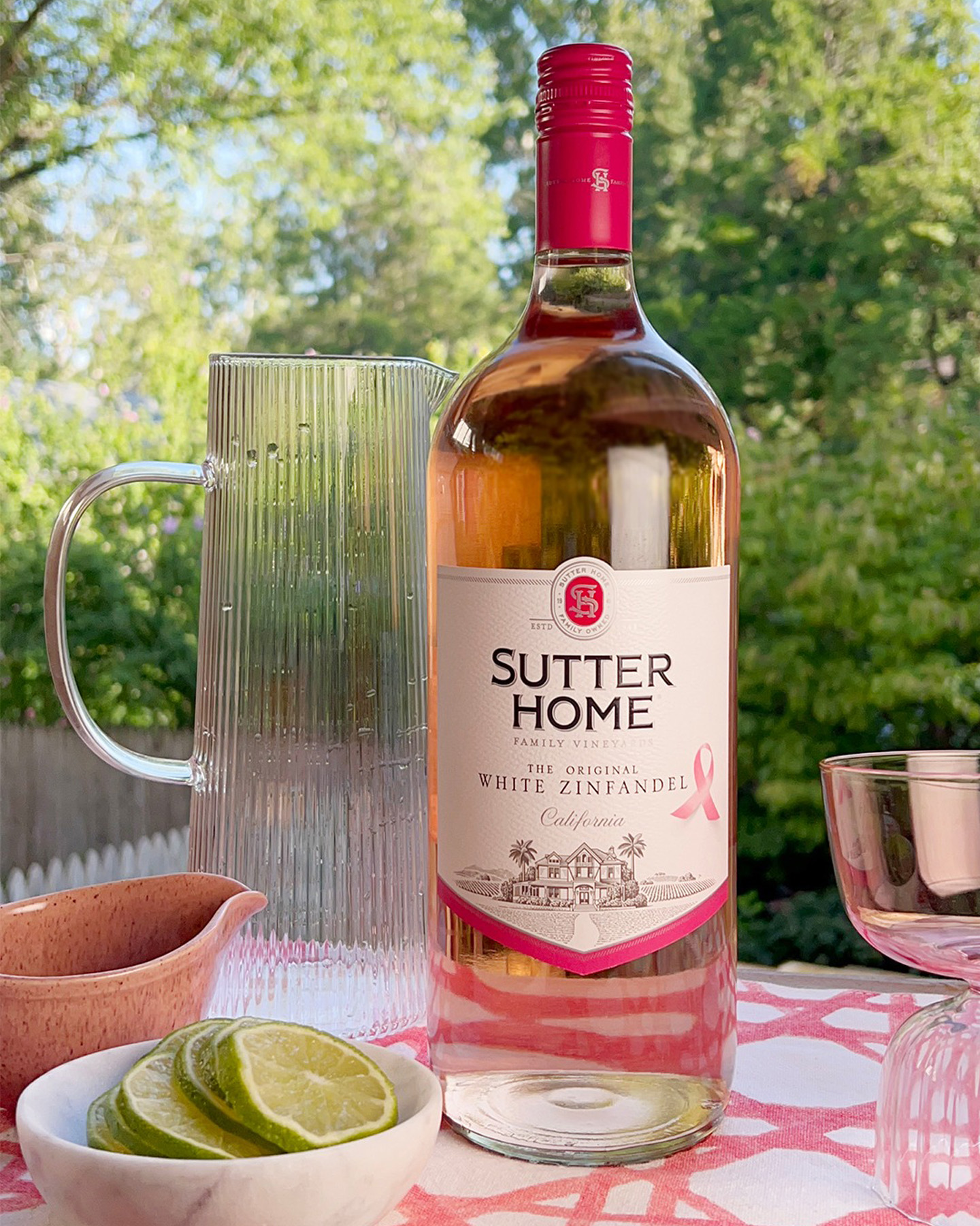 View Sutter Home for Hope campaign post featuring a demonstration for how to make a pink ribbon cocktail on Instagram (Opens in a new tab)